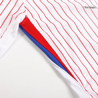 Męska Wersja zawodnika France Away Wysokiej jakości koszulka piłkarska Euro 2024 - Slim Fit - Topowe Koszulki Pilkarskie Sklep Internetowy