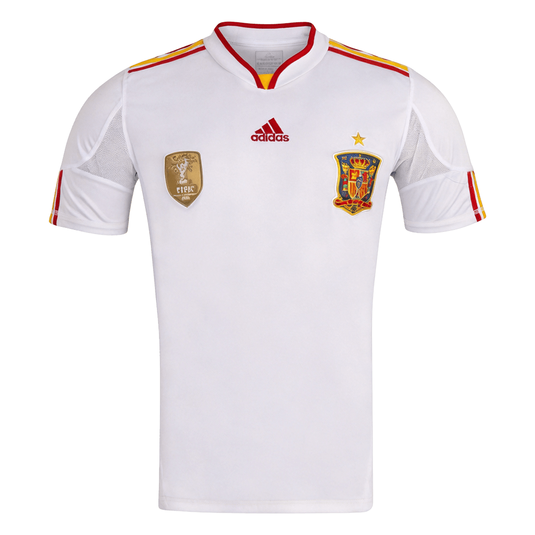 Męska Koszulka Retro Wyjazdowa Spain 2010/12
