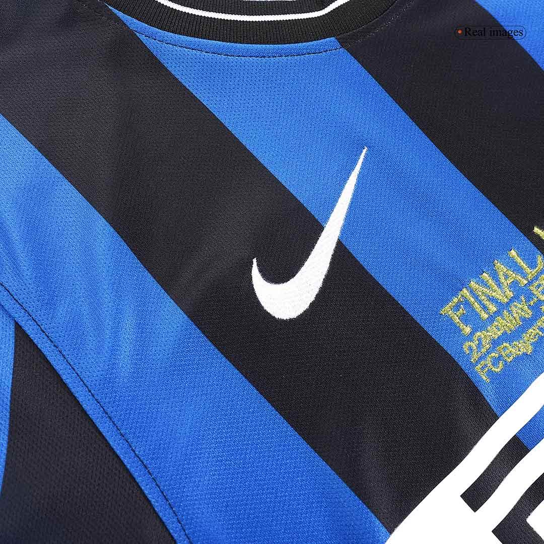 Męska domowa koszulka piłkarska Retro 2009/10 Inter Mediolan - UCL Final - Topowe Koszulki Pilkarskie Sklep Internetowy