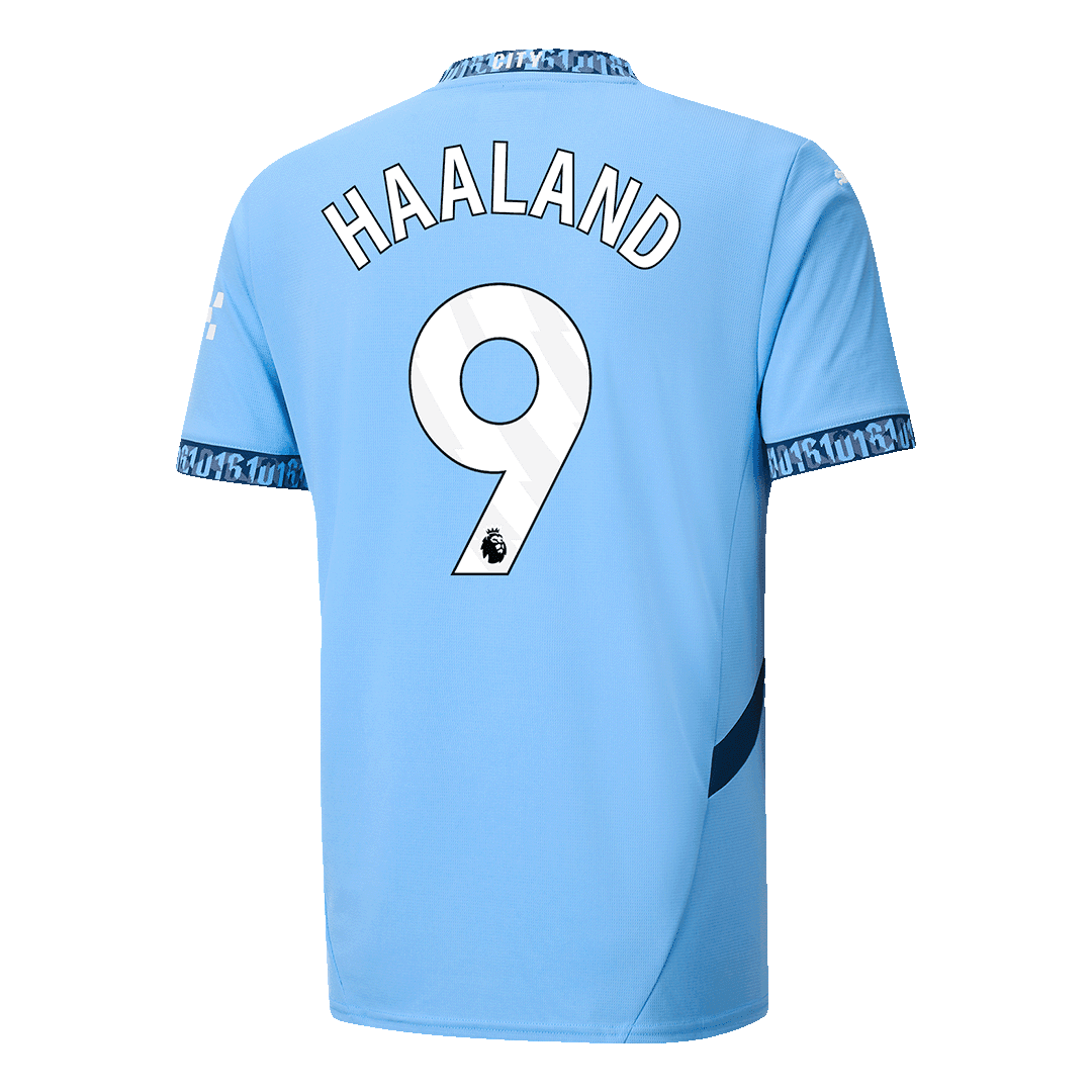 HAALAND #9 Manchester City Koszulka domowa piłkarska 2024/25 - Topowe Koszulki Pilkarskie Sklep Internetowy