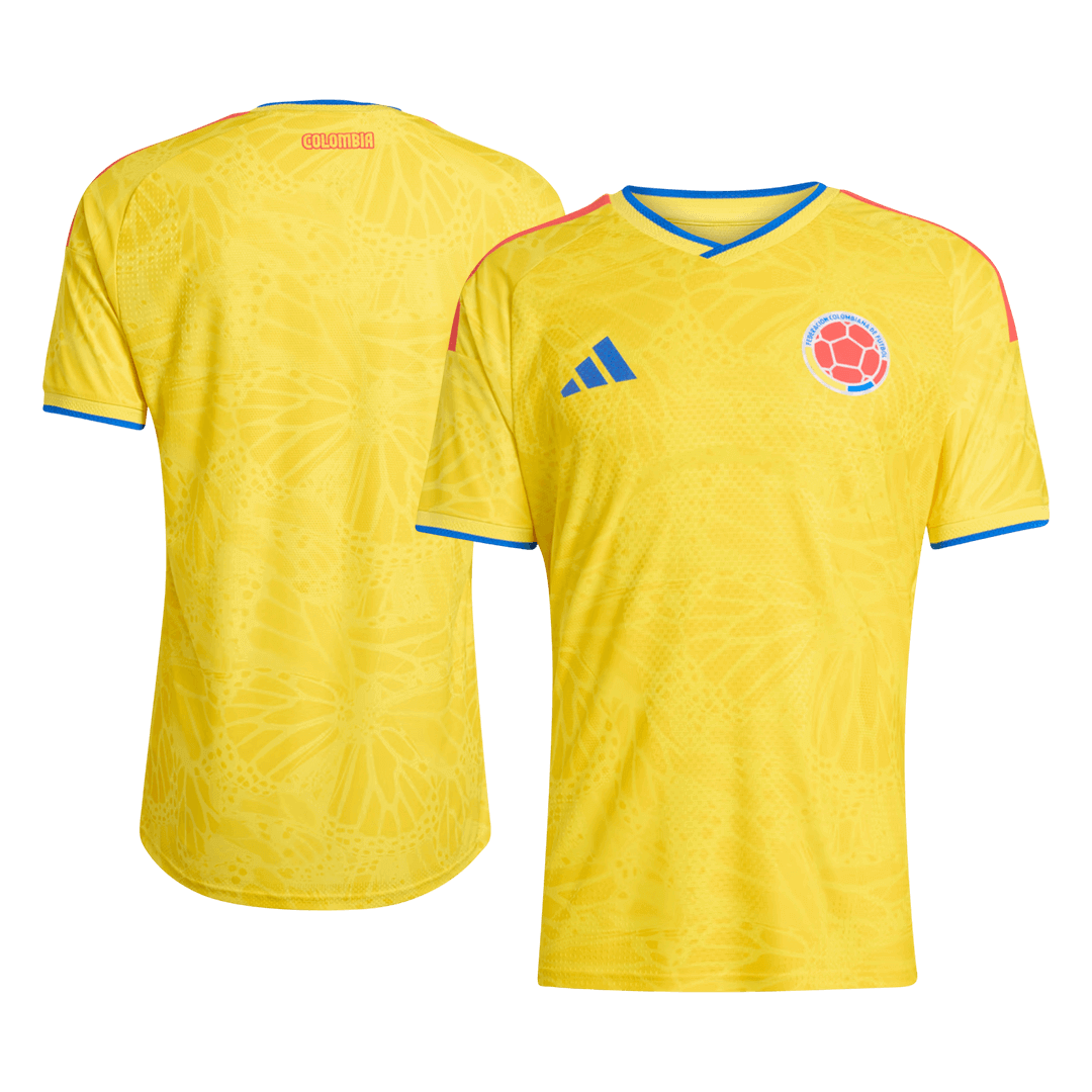 Męska koszulka Kolumbii domowa wersja zawodnicza – Mundial 2026