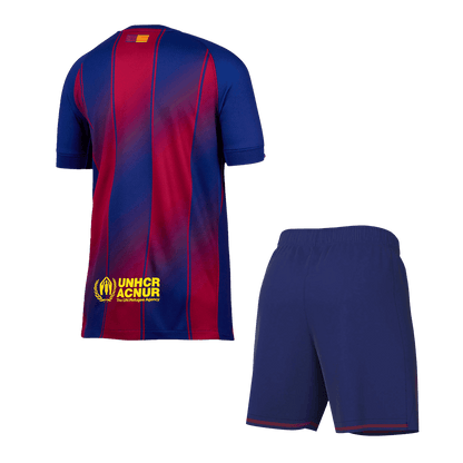 Męski Zestaw Domowy FC Barcelona (Koszulka+Spodenki) 2025/26 - Topowe Koszulki Pilkarskie Sklep Internetowy