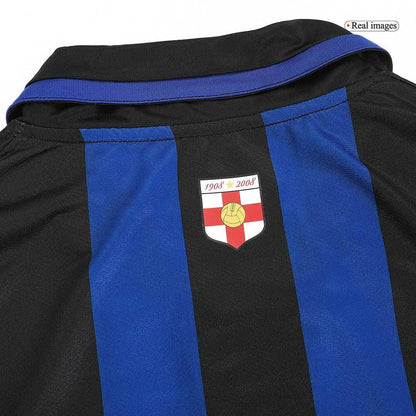 Męska domowa koszulka piłkarska Retro 2007/08 Inter Mediolan - Topowe Koszulki Pilkarskie Sklep Internetowy