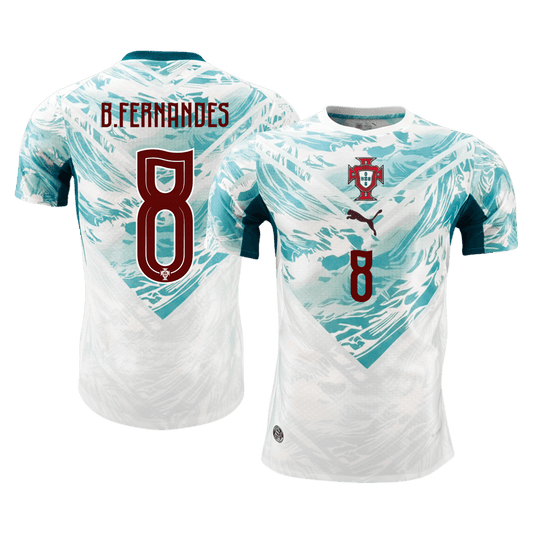 Męska koszulka Portugalii wyjazdowa B.FERNANDES #8 wersja zawodnicza - Mundial 2026