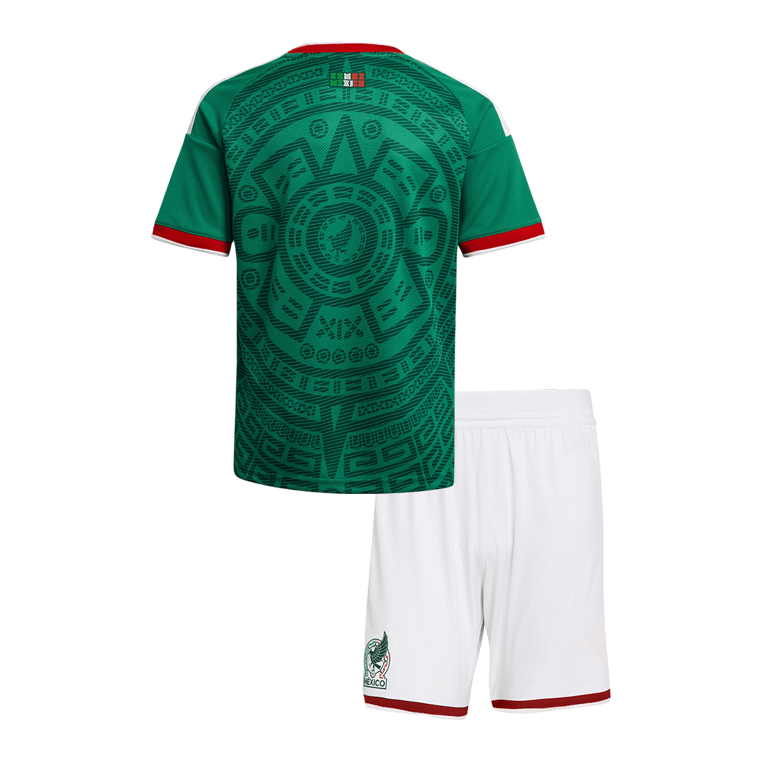 Dziecięcy Zestaw Domowa Mexico (Koszulka+Spodenki) 2025/26