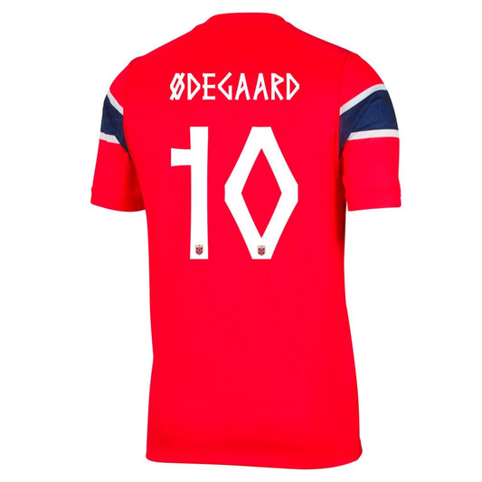 Męska koszulka Norwegii domowa Ødegaard #10 – Mundial 2026