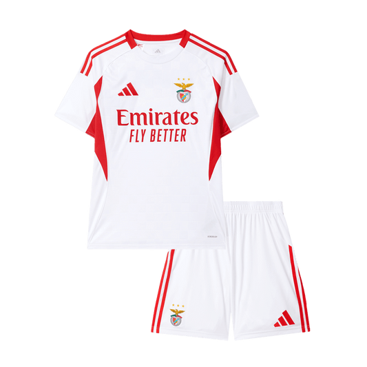 Dziecięcy Zestaw Trzecia Wyjazdowa Benfica (Koszulka+Spodenki) 2025/26
