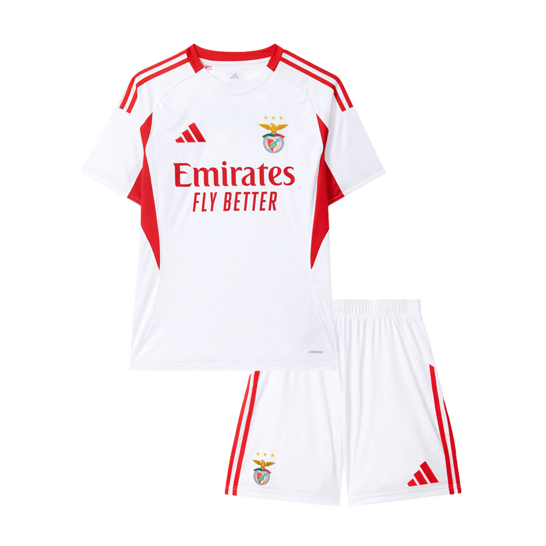 Dziecięcy Zestaw Trzecia Wyjazdowa Benfica (Koszulka+Spodenki) 2025/26