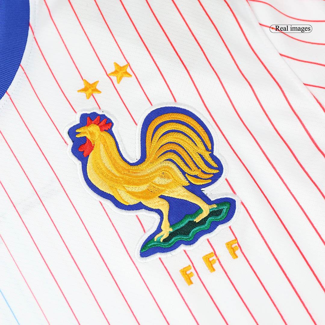 Męska Wysokiej jakości wyjazdowa koszulka piłkarska France Euro 2024 - Topowe Koszulki Pilkarskie Sklep Internetowy