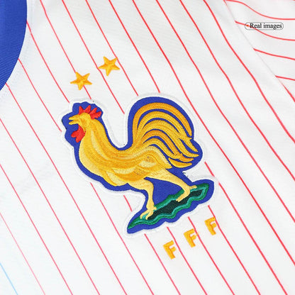 Męska Wysokiej jakości wyjazdowa koszulka piłkarska France Euro 2024 - Topowe Koszulki Pilkarskie Sklep Internetowy