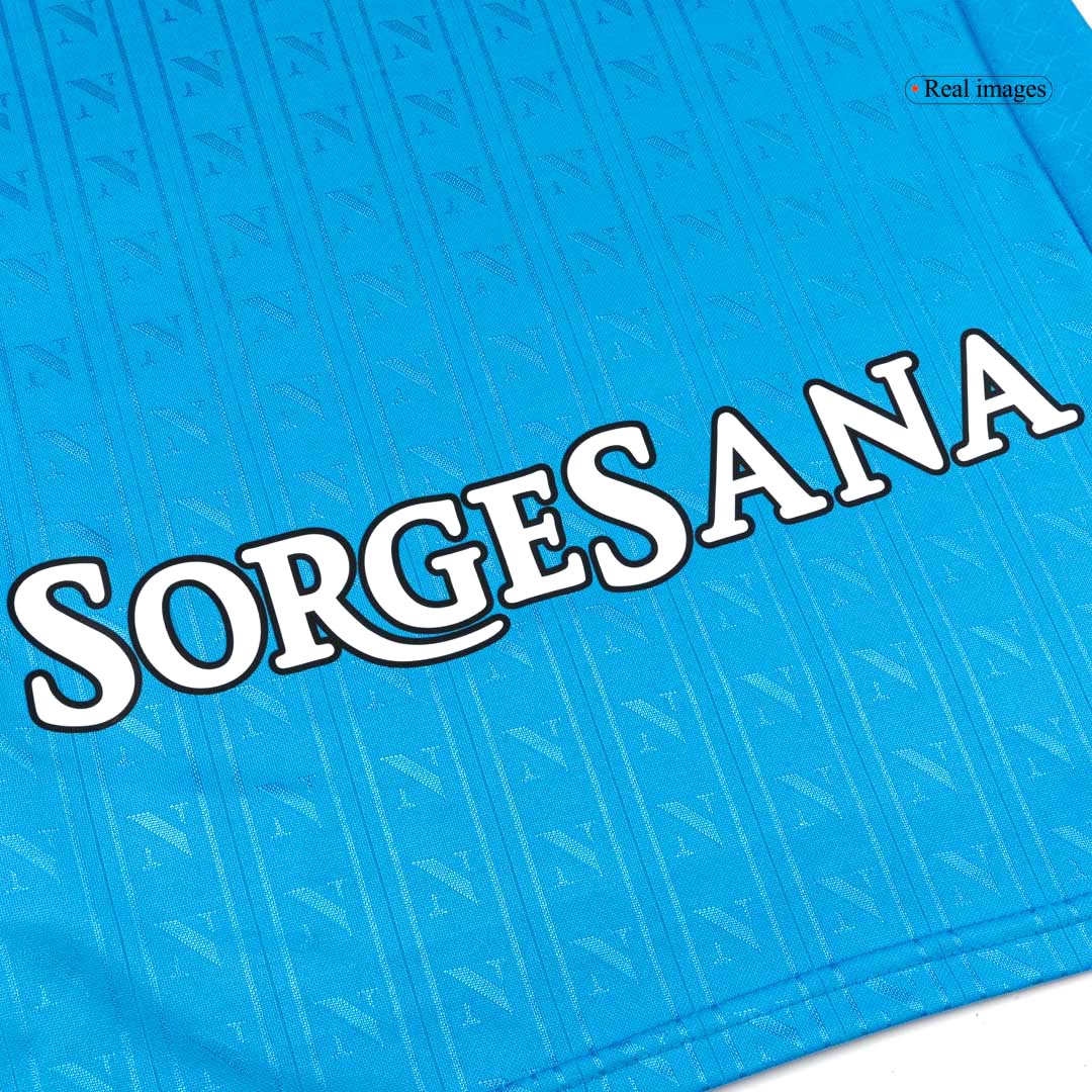Męska Koszulka Domowa Napoli Wersja Piłkarska 2025/26 - Slim Fit