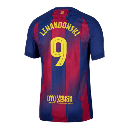 Męska Koszulka Domowa Barcelona LEWANDOWSKI #9 Wersja Piłkarska 2025/26 - UCL - Slim Fit - Topowe Koszulki Pilkarskie Sklep Internetowy