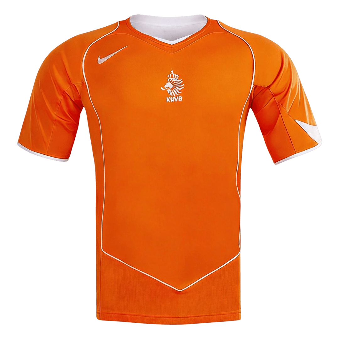 Męska Koszulka Retro Domowa Netherlands 2004