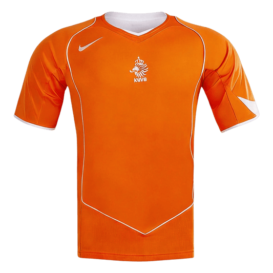 Męska Koszulka Retro Domowa Netherlands 2004