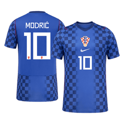 Męska koszulka Chorwacji wyjazdowa MODRIĆ #10 wersja zawodnicza - Mundial 2026
