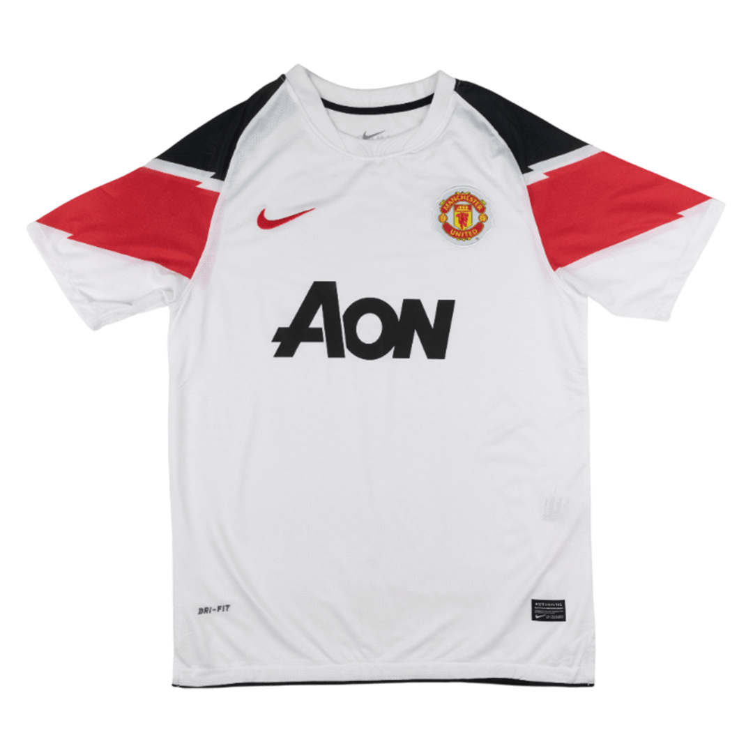 Męska Koszulka Retro Wyjazdowa Manchester United 2010/11