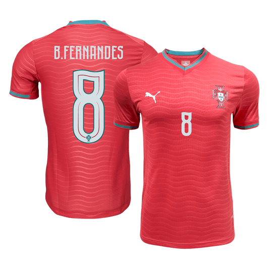 Męska koszulka Portugalii domowa B.FERNANDES #8 wersja zawodnicza – Mundial 2026