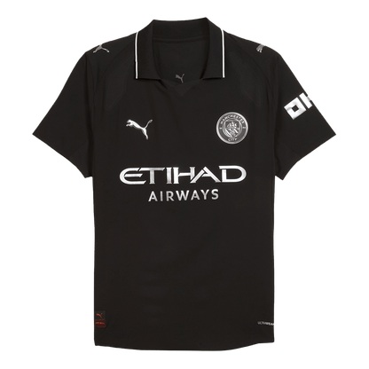 Męska Koszulka Wyjazdowa Manchester City REIJNDERS #4 Wersja Piłkarska 2025/26 - Slim Fit