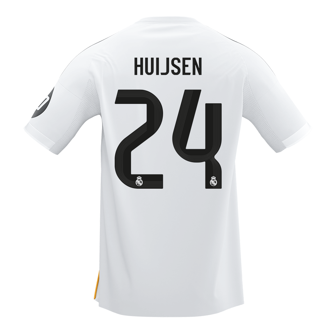 Męska Koszulka Domowa Real Madryt HUIJSEN #24 2025/26