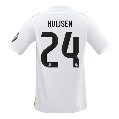 Męska Koszulka Domowa Real Madryt HUIJSEN #24 2025/26
