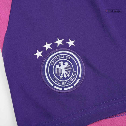 Męskie wyjazdowe spodenki piłkarskie Niemcy Euro 2024 - Topowe Koszulki Pilkarskie Sklep Internetowy