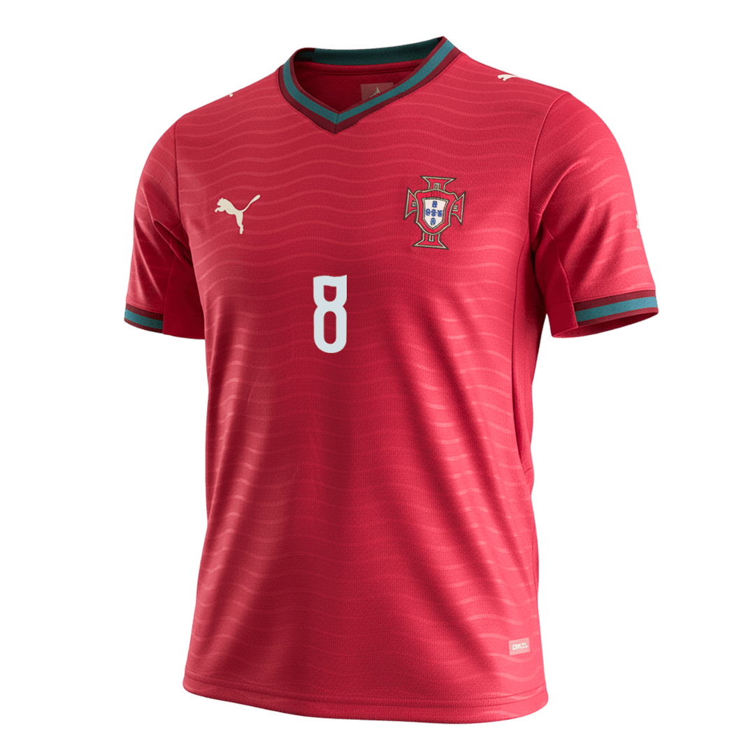 Męska koszulka Portugalii domowa B.FERNANDES #8 – Mundial 2026 [PREMIUM]