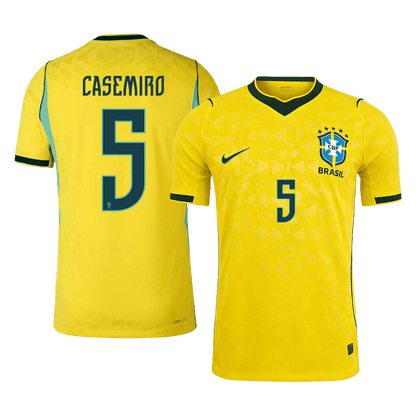 Męska koszulka Brazylii domowa CASEMIRO #5 wersja zawodnicza - Mundial 2026