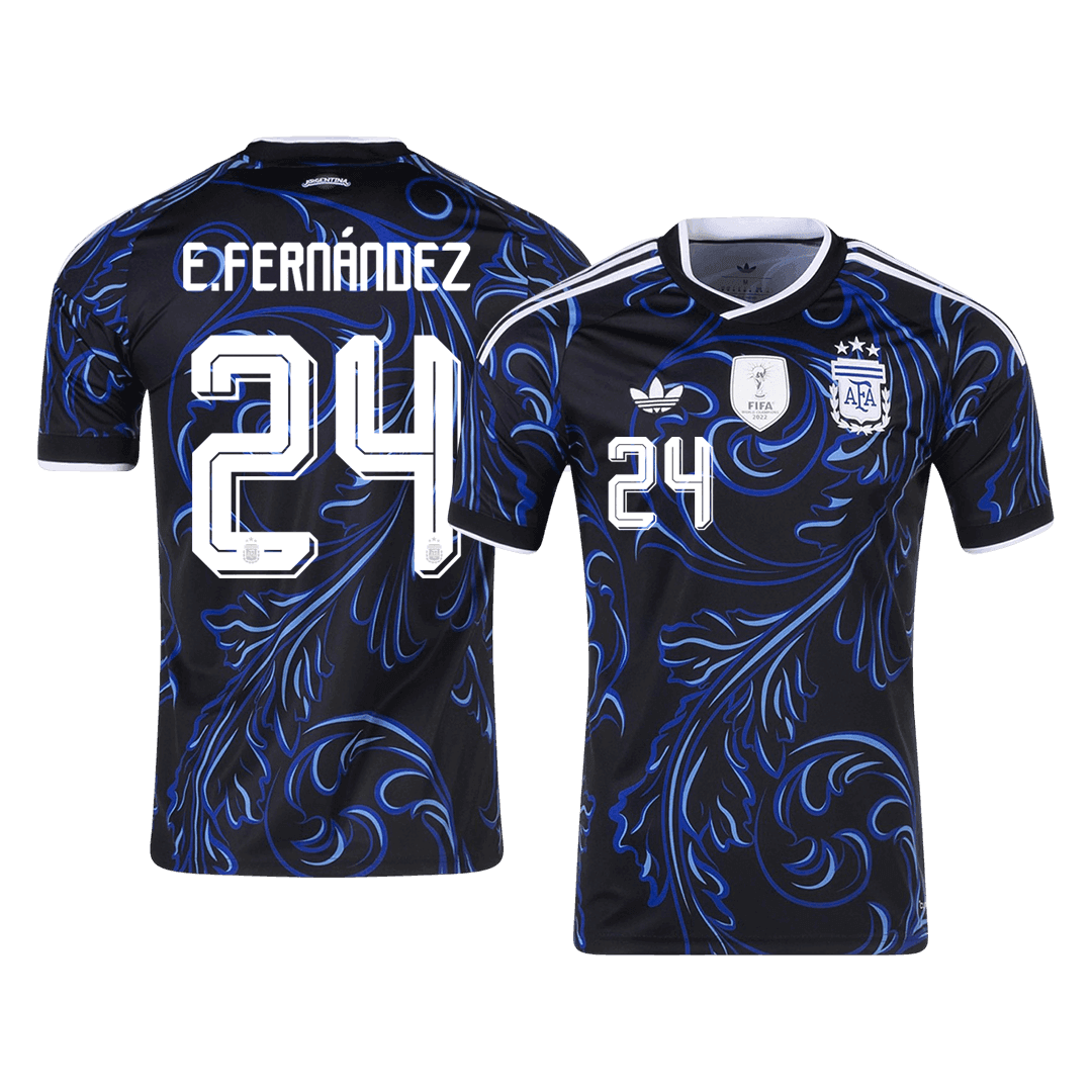 Męska koszulka Argentyny wyjazdowa E. FERNÁNDEZ #24 - Mundial 2026