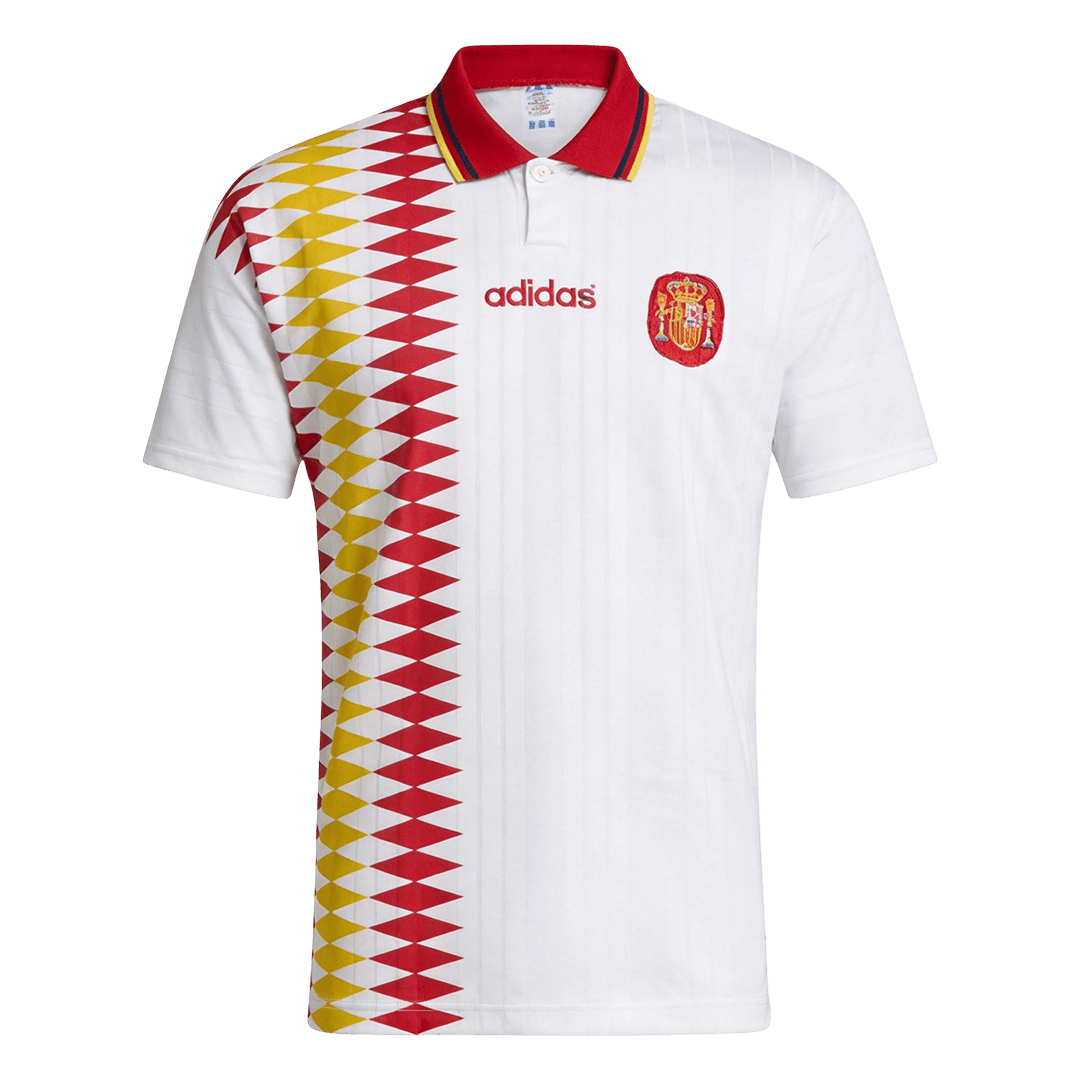 Męska Koszulka Retro Wyjazdowa Spain 1994