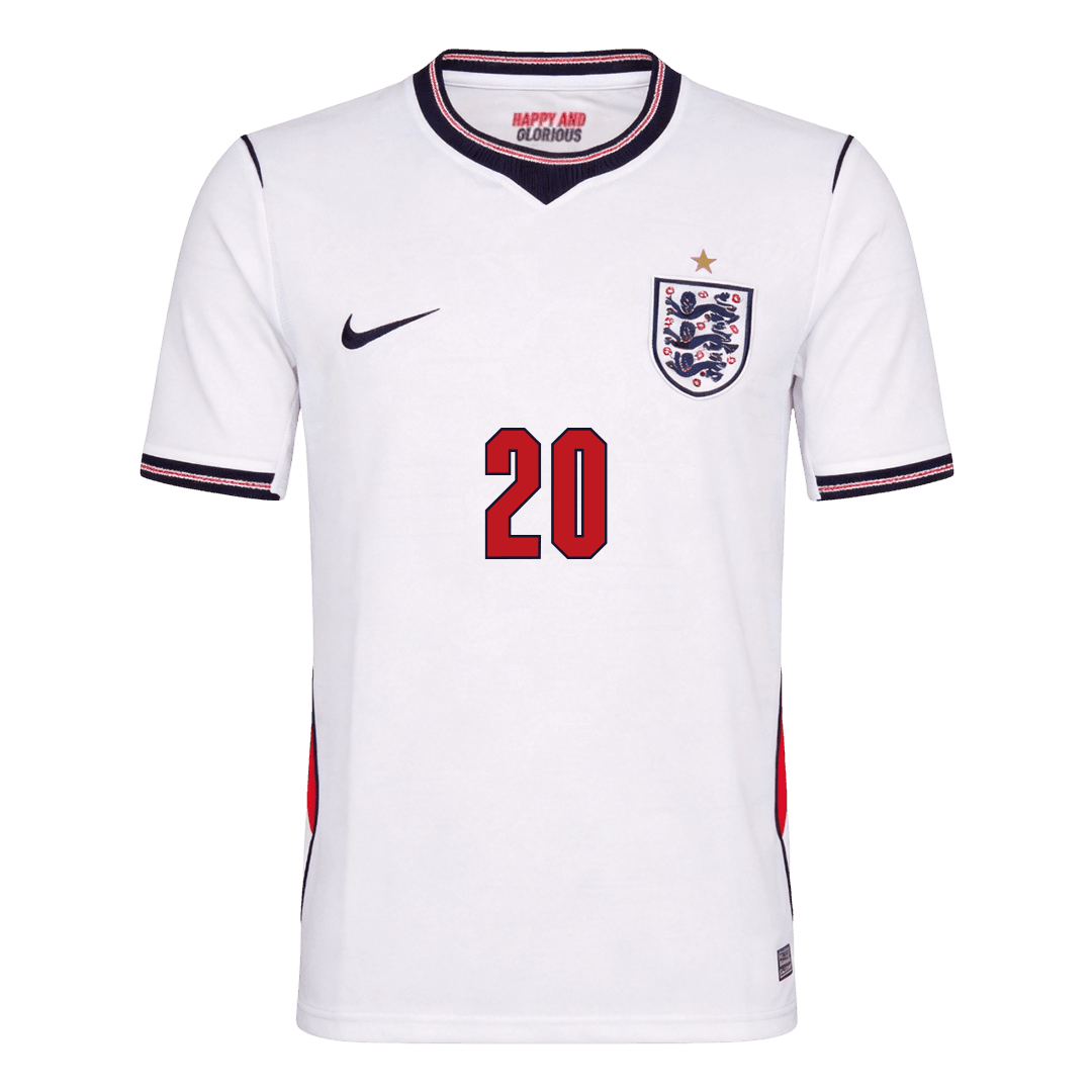 Męska koszulka Anglii domowa PALMER #20 – Mundial 2026