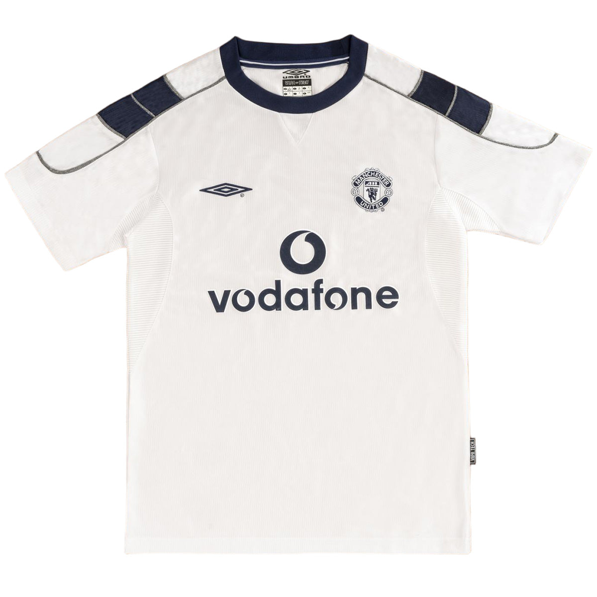 Męska Koszulka Retro Wyjazdowa Manchester United BECKHAM #7 2000/01
