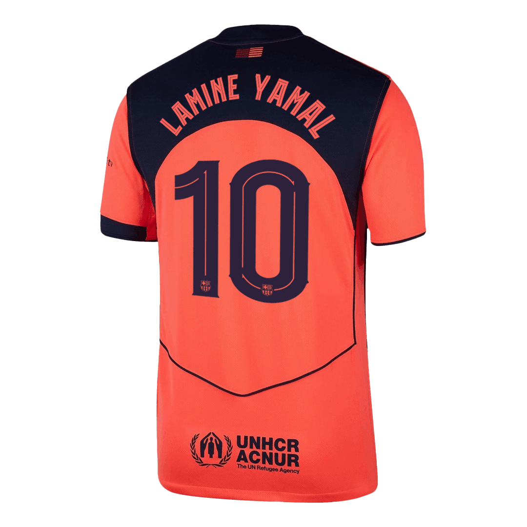 Męska Koszulka Trzecia Wyjazdowa Barcelona LAMINE YAMAL #10 2025/26 - UCL - Topowe Koszulki Pilkarskie Sklep Internetowy