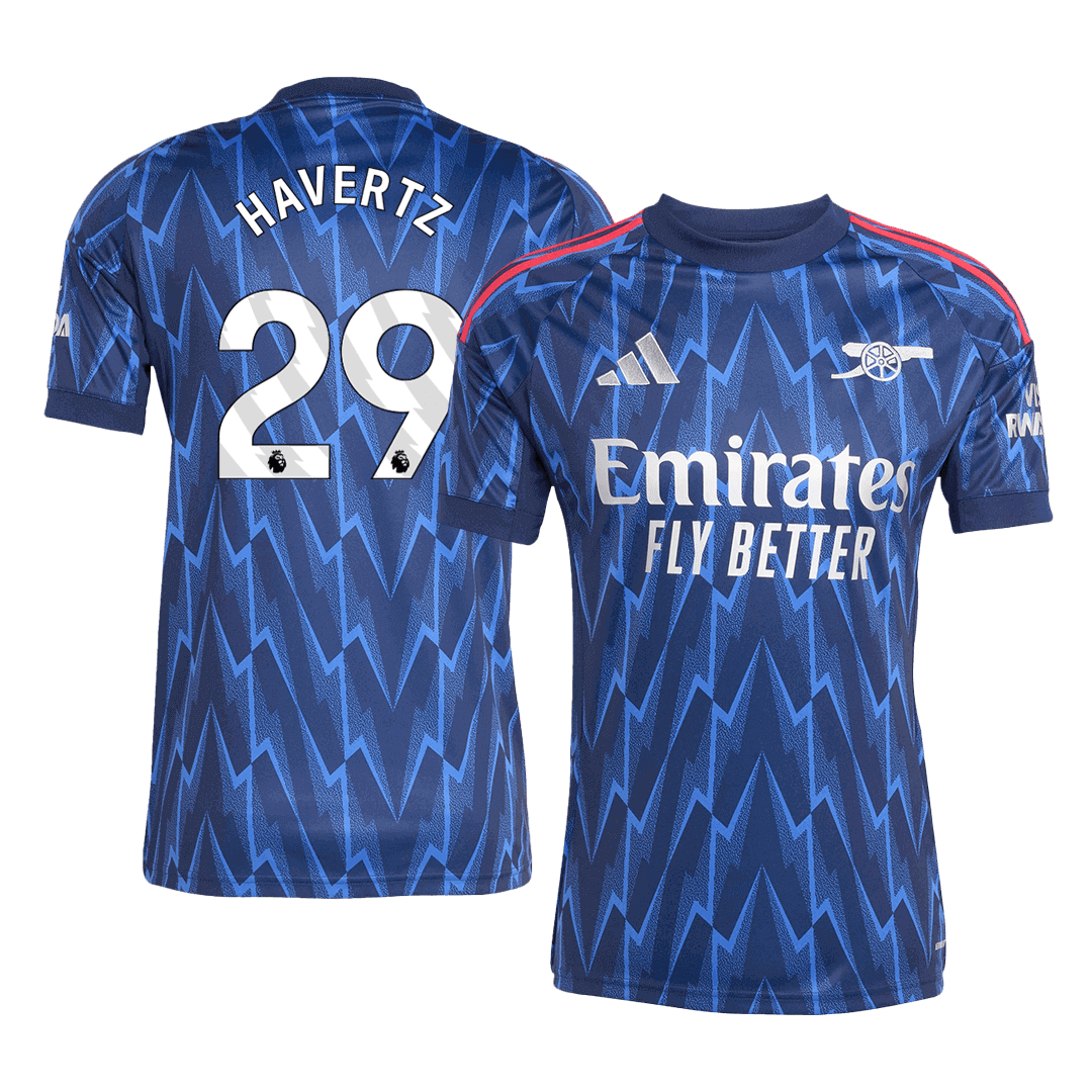 Męska Koszulka Wyjazdowa Arsenal HAVERTZ #29 2025/26