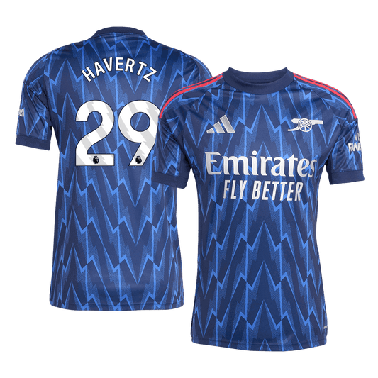 Męska Koszulka Wyjazdowa Arsenal HAVERTZ #29 2025/26