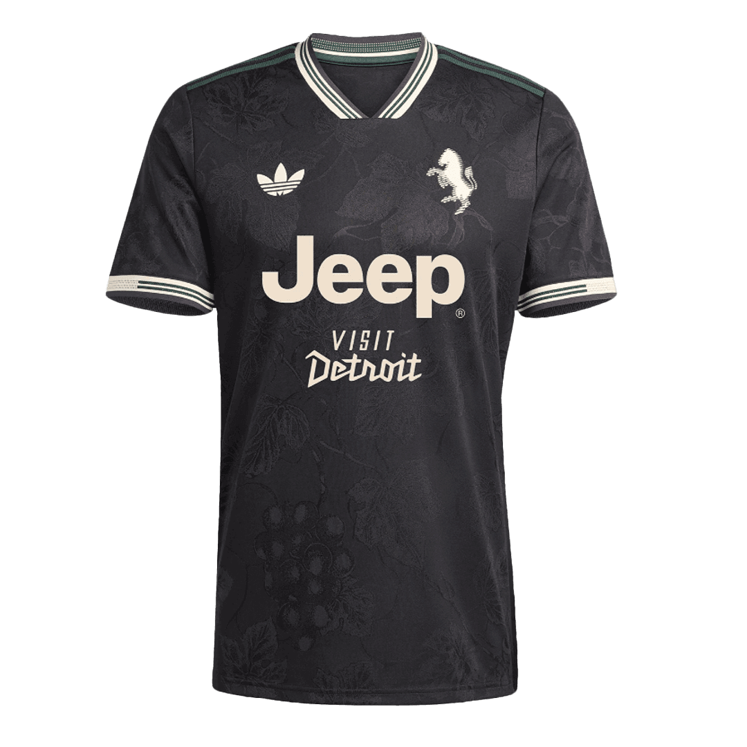 Męska Koszulka Trzecia Wyjazdowa Juventus Wersja Piłkarska 2025/26 - Slim Fit - Topowe Koszulki Pilkarskie Sklep Internetowy