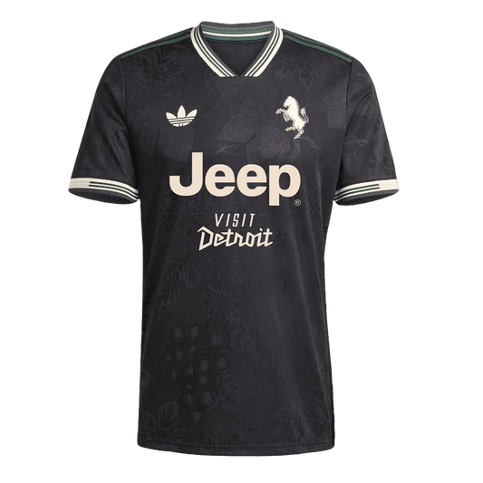 Męska Koszulka Trzecia Wyjazdowa Juventus Wersja Piłkarska 2025/26 - Slim Fit - Topowe Koszulki Pilkarskie Sklep Internetowy