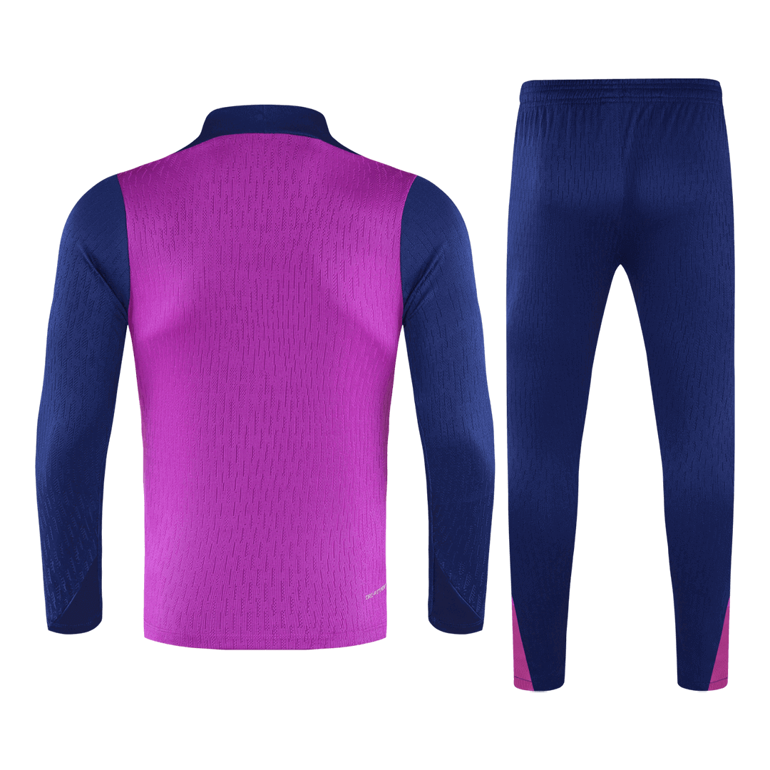 Juniorski Barcelona Bluza z zamkiem Komplet Dresowy 2025/26