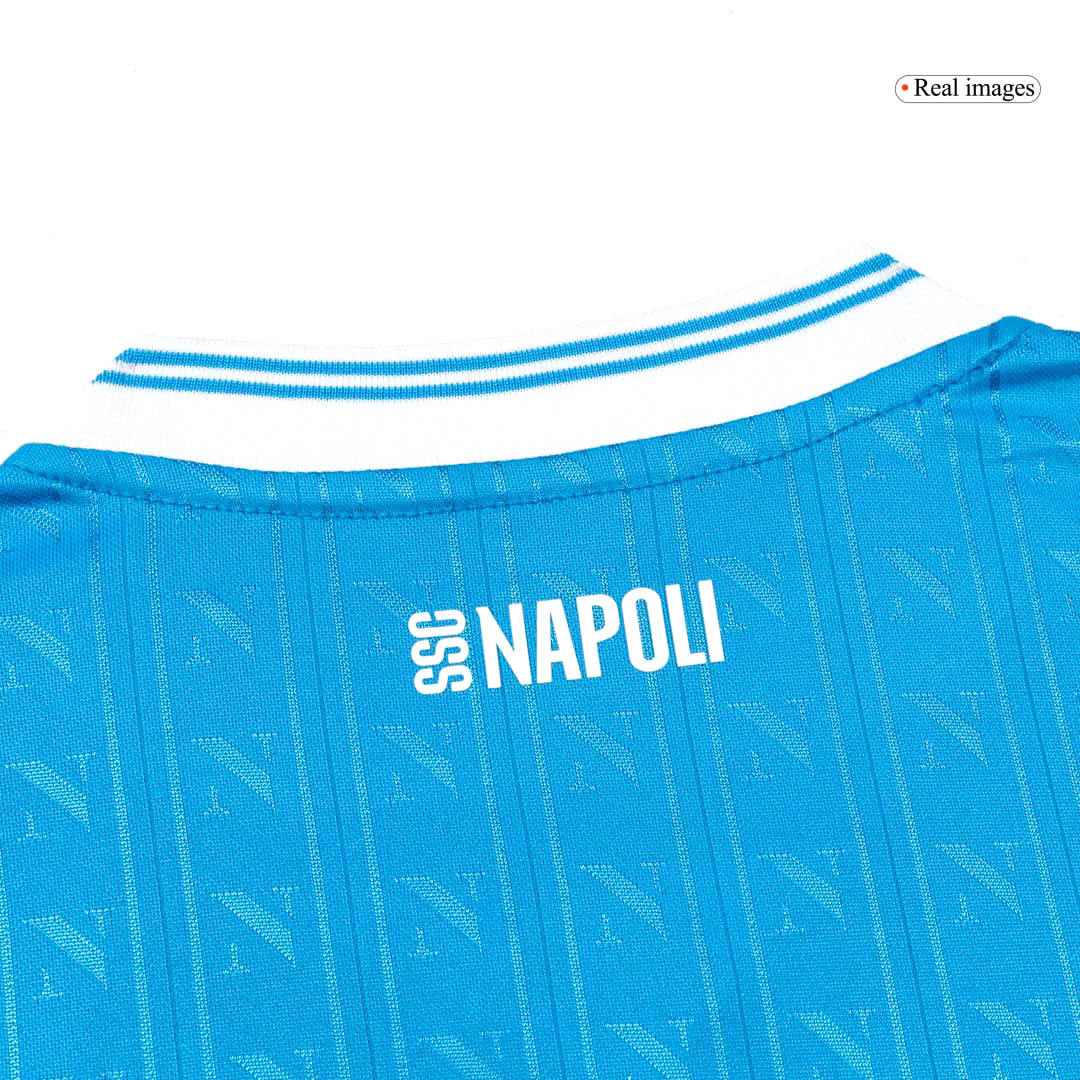 Męska Koszulka Domowa Napoli Wersja Piłkarska 2025/26 - Slim Fit