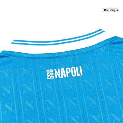 Męska Koszulka Domowa Napoli Wersja Piłkarska 2025/26 - Slim Fit