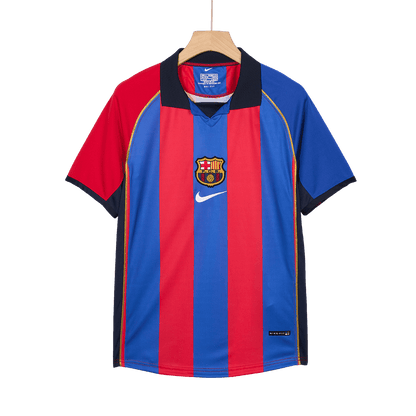 Koszulka Retro Domowa Barcelona XAVI #6 2001/02 - Topowe Koszulki Pilkarskie Sklep Internetowy