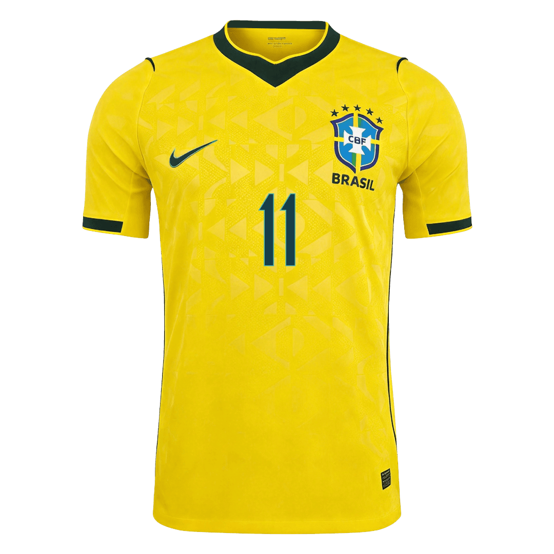 Męska koszulka Brazylii domowa RAPHINHA #11 wersja zawodnicza - Mundial 2026