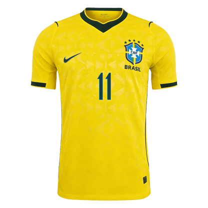 Męska koszulka Brazylii domowa RAPHINHA #11 wersja zawodnicza - Mundial 2026