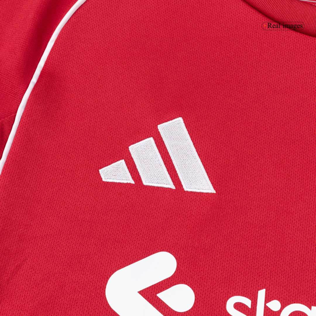 Męska Koszulka Domowa Liverpool z Długim Rękawem 25/26 - Topowe Koszulki Pilkarskie Sklep Internetowy