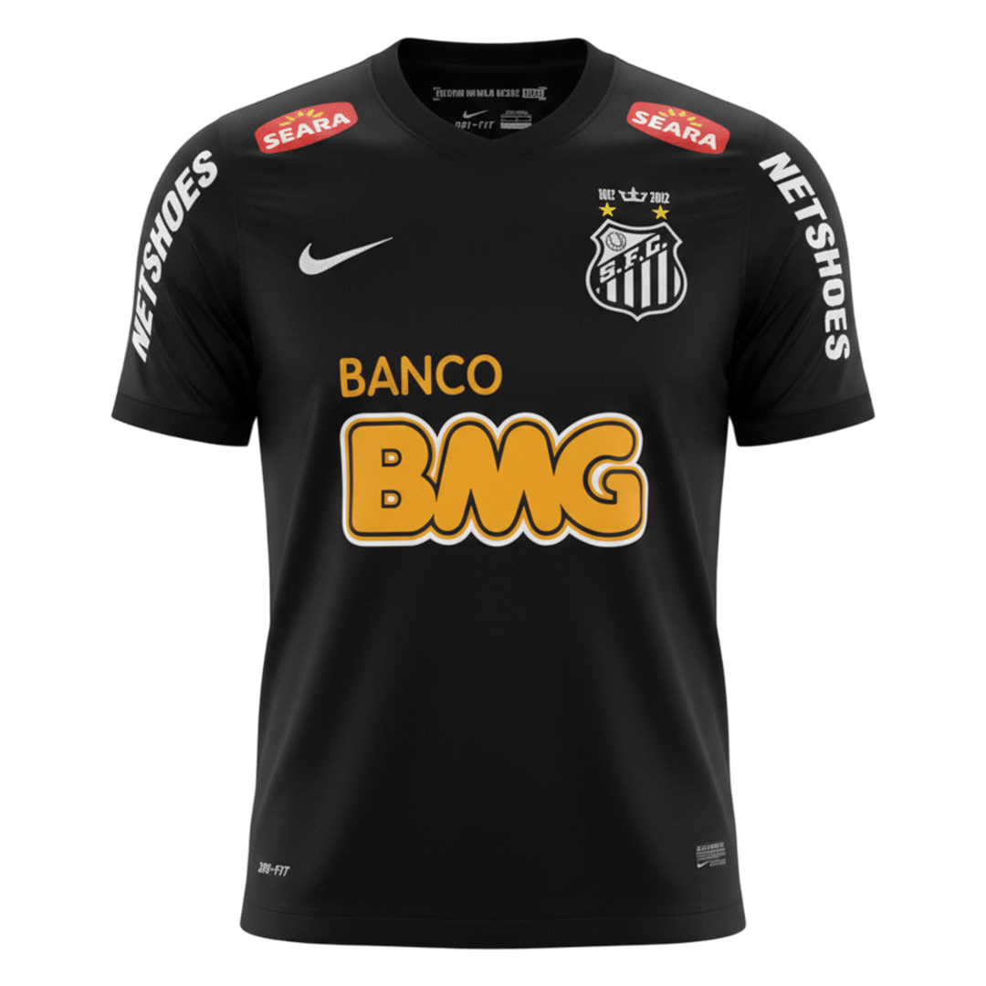 Męska Koszulka Retro Wyjazdowa Santos FC 2011/12