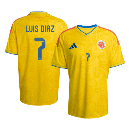 Męska koszulka Kolumbii domowa LUIS DíAZ #7 – Mundial 2026