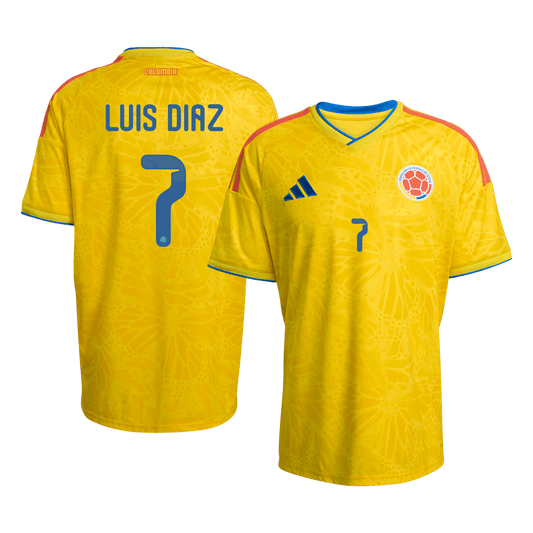Męska koszulka Kolumbii domowa LUIS DíAZ #7 – Mundial 2026