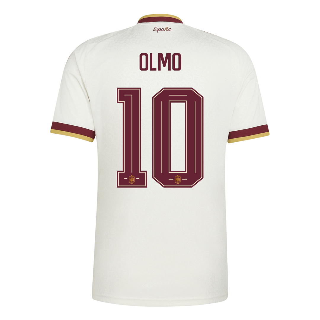 Męska koszulka Hiszpanii wyjazdowa OLMO #10 - Mundial 2026