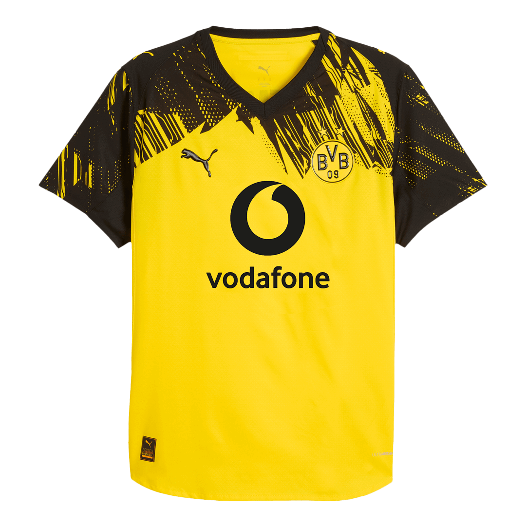 Męska Koszulka Domowa Borussia Dortmund Wersja Piłkarska 2025/26 - Slim Fit
