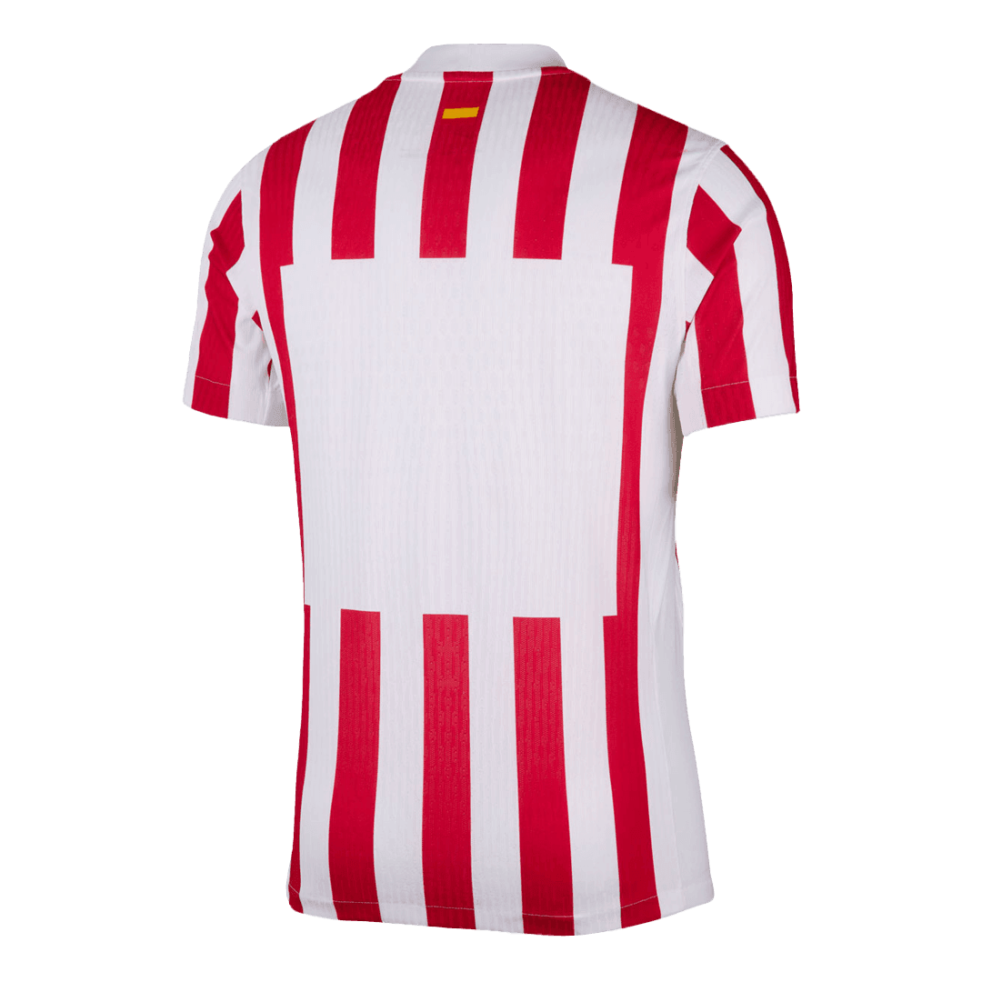 Męska Koszulka Domowa Atletico Madrid Wersja Piłkarska 2025/26 - Slim Fit - Topowe Koszulki Pilkarskie Sklep Internetowy
