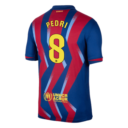 Męska Koszulka Czwarta Wyjazdowa Barcelona PEDRI #8 2025/26